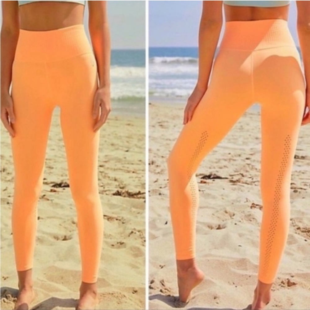 FP Movement by Free People Peach Seamless High-Waist Leggings